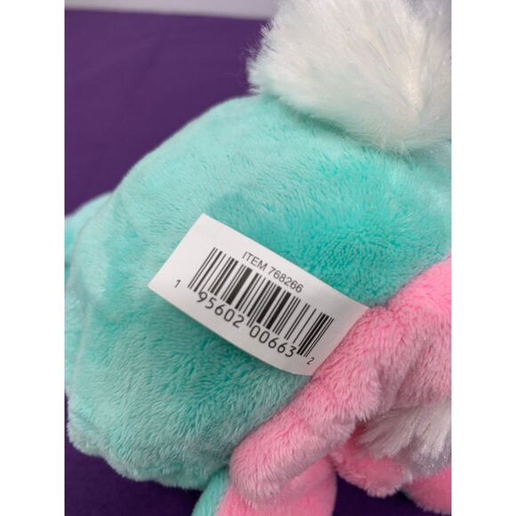 Made for Walgreen 7 inch Reversible Bunny Plush Animal Pink with Hearts, Green W - Picture 6 of 12